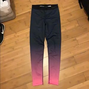Nnever wore NIKE ombré leggings navy/ pink
